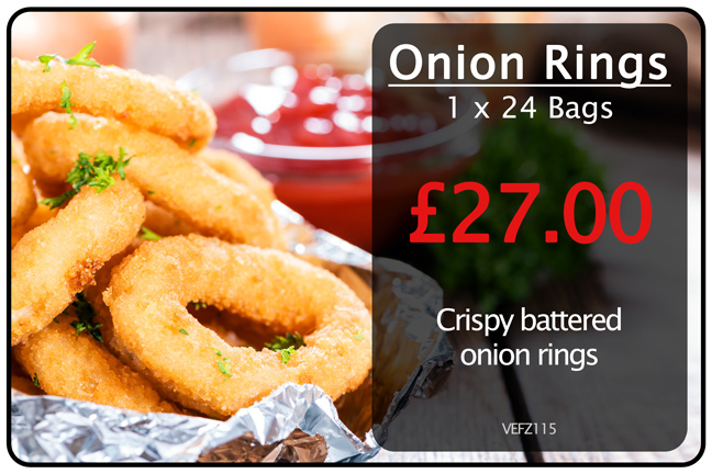 Pendle Frozen Foods: Onion rings promotion